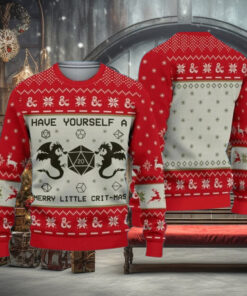 DnD Classes Have Yourself Christmas Ugly Sweater