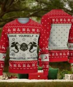 DnD Classes Have Yourself Christmas Ugly Sweater