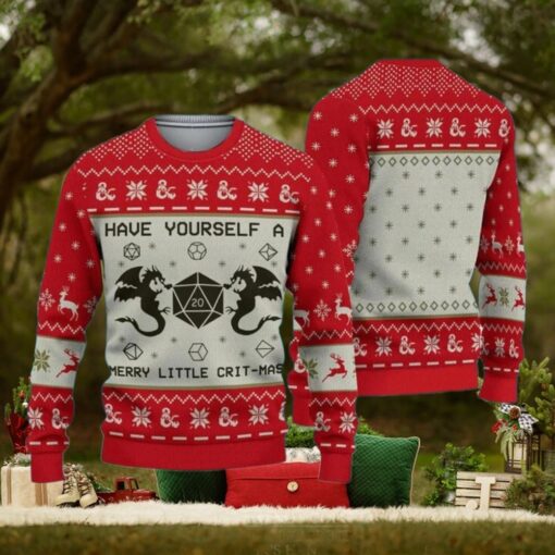 DnD Classes Have Yourself Christmas Ugly Sweater
