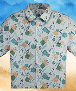 Dnd Dice Plants Shirt Hawaiian Button Up