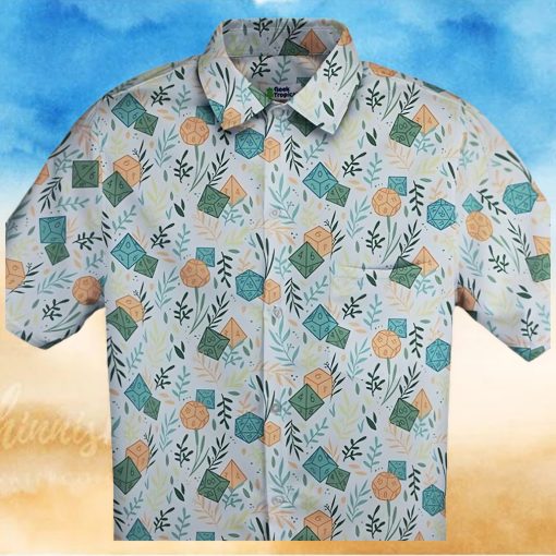 Dnd Dice Plants Shirt Hawaiian Button Up