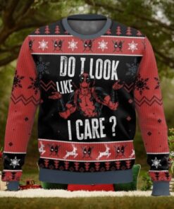 Do I Look Like I Care Deadpool Ugly Christmas Sweater