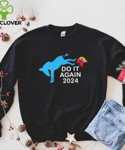 Do It Again 2024 Donkey Trump Elephant President 2024 T Shirt