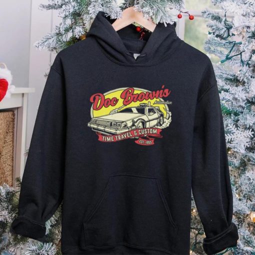 Doc Brown’s Automotive Time Travel and Custom Est 1955 vintage retro t hoodie, sweater, longsleeve, shirt v-neck, t-shirt