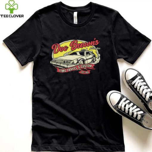 Doc Brown’s Automotive Time Travel and Custom Est 1955 vintage retro t hoodie, sweater, longsleeve, shirt v-neck, t-shirt