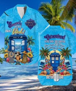 Doctor Who Summer’s Here Don’t Blink Hawaiian Shirt