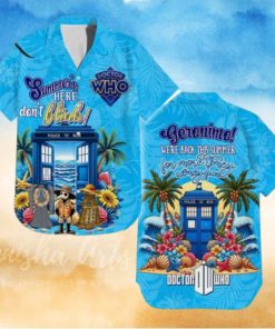 Doctor Who Summer’s Here Don’t Blink Hawaiian Shirt