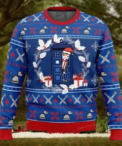 Doctor Who Tardis Christmas Ugly Sweater