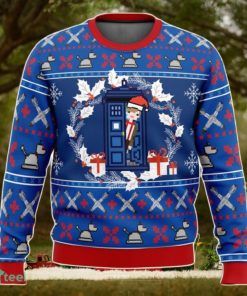 Doctor Who Tardis Ugly Christmas Sweater 3D Gift For Men And Women