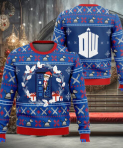 Doctor Who Tardis Ugly Christmas Sweaters