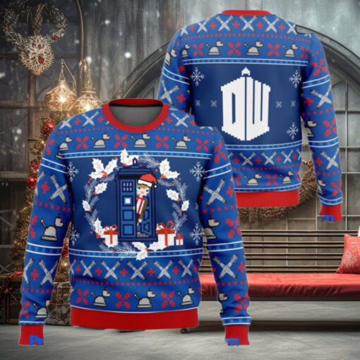 Doctor Who Tardis Ugly Christmas Sweaters