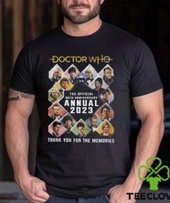 Doctor Who The Official 60th Anniversary Annual 2023 Thank You For The Memories Unisex T Shirt