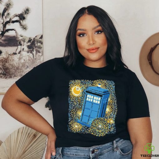 Doctor Who’s Tardis X Van Gogh’s Starry Night Traveling Blue Box Starry Night shirt