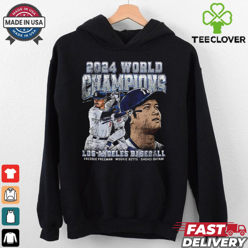 Dodgers 2024 World Champions Ohtani Freeman & Betts Shirt Dodgers 2024 World Champions Ohtani Freeman & Betts Shirt
