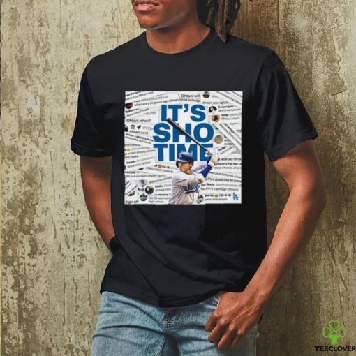 Dodgers Announce Ohtani T’s Sho Time T Shirt