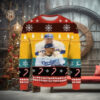 Dodgers Day Of The Dead Skull Ugly Christmas Sweater