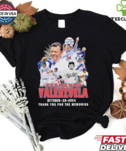 Dodgers Fernando Valenzuela October 22, 2024 Thank You For The Memories Signaturess Shirt 2 Dodgers Fernando Valenzuela October 22, 2024 Thank You For The Memories Signaturess Shirt