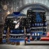 Dodgers Groot Hugging Baseball Christmas Ugly Sweater