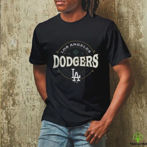 Dodgers Merch Los Angeles Dodgers Fanatics Branded Black St. Patrick’s Day Lucky T Shirt