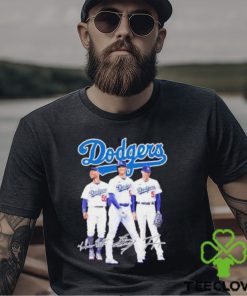 Dodgers Mookie Betts Shohei Ohtani Freddie Freeman Signatures T Shirt