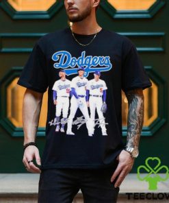 Dodgers Mookie Betts Shohei Ohtani Freddie Freeman Signatures T Shirt
