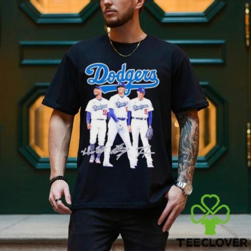 Dodgers Mookie Betts Shohei Ohtani Freddie Freeman Signatures T Shirt