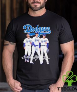 Dodgers Mookie Betts Shohei Ohtani Freddie Freeman Signatures T Shirt