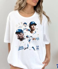 Dodgers Power Duo Shohei Ohtani & Mookie Betts Signature Graphic T hoodie, sweater, longsleeve, shirt v-neck, t-shirt