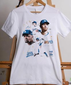 Dodgers Power Duo Shohei Ohtani & Mookie Betts Signature Graphic T hoodie, sweater, longsleeve, shirt v-neck, t-shirt