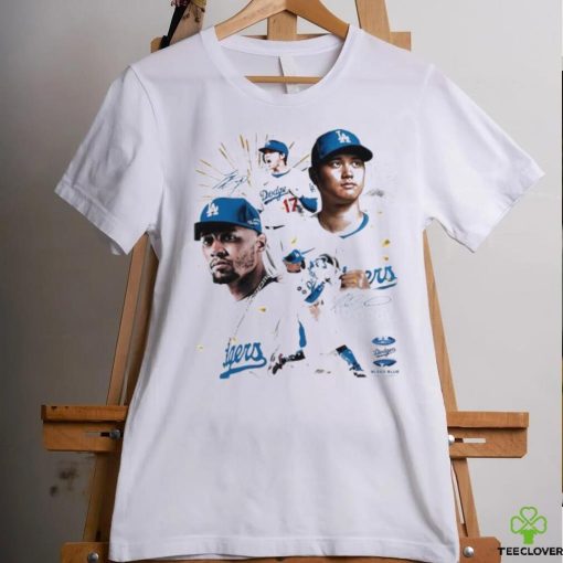 Dodgers Power Duo Shohei Ohtani & Mookie Betts Signature Graphic T hoodie, sweater, longsleeve, shirt v-neck, t-shirt