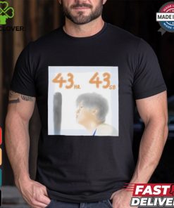 Dodgers Shohei Ohtani 43 HR 43 SB shirt