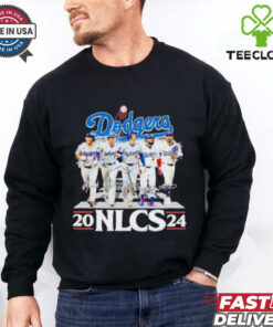 Dodgers Team NLCS 2024 signatures Shirt