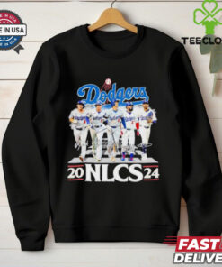 Dodgers Team NLCS 2024 signatures Shirt