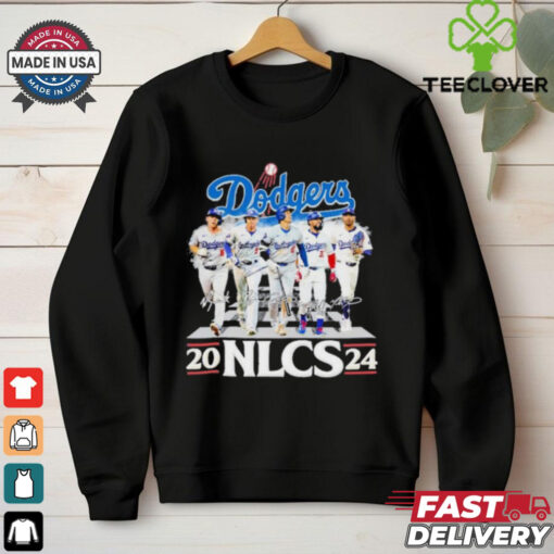 Dodgers Team NLCS 2024 signatures Shirt