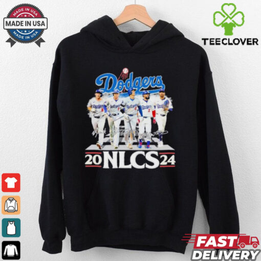 Dodgers Team NLCS 2024 signatures Shirt