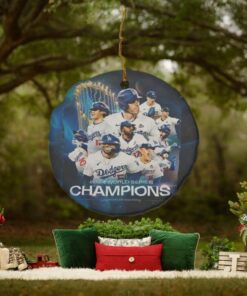 Dodgers World Series Champions 2024 Ornaments for Christmas Tree