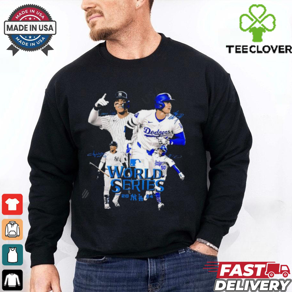Dodgers at Yankees World Series 2024 graphic shirt Dodgers at Yankees World Series 2024 graphic shirt