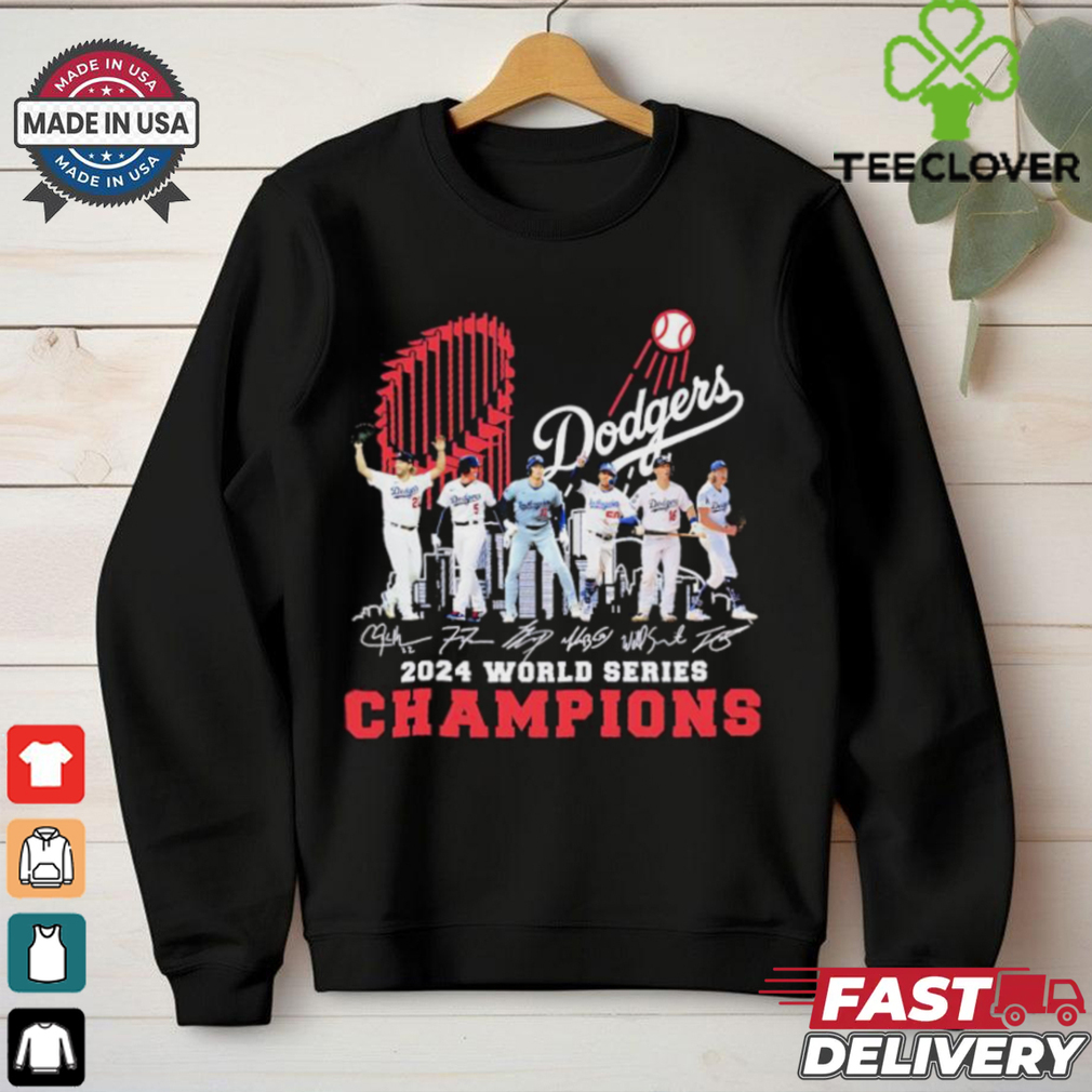 Dodgers players 2024 world series champions trophy shirt Dodgers players 2024 world series champions trophy shirt