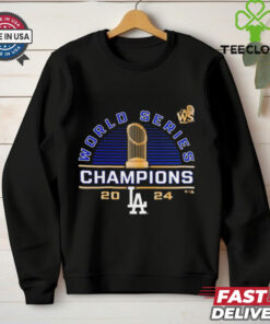 Dodgers trophy 2024 World Series Champions shirt