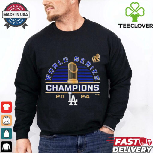 Dodgers trophy 2024 World Series Champions shirt