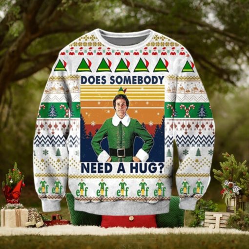Does Somebody Need A Hug 3D Ugly Christmas Sweater For Men And Women