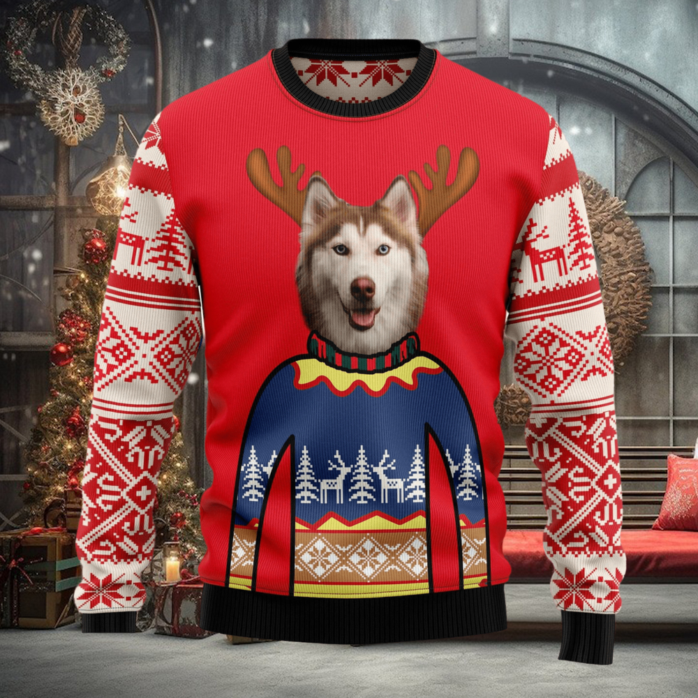 Dog Custom Photo Personalized Face Ugly Christmas Sweater