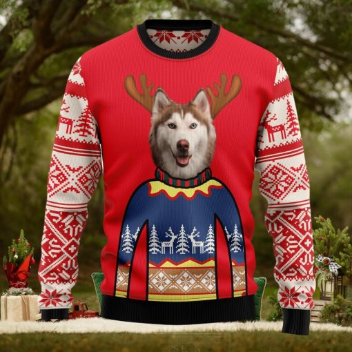 Dog Custom Photo Personalized Face Ugly Christmas Sweater Thankgiving Gift Men Women
