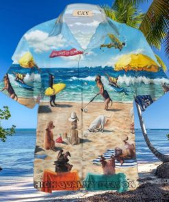Dog Day Of Summer Beach Hawaiian Shirt