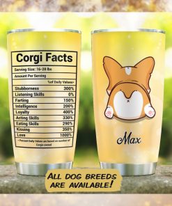 Dog Facts Personalized Tumbler