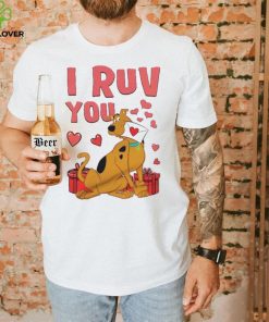 Dog I Ruv You Sweet Pie Pink Valentine T shirt