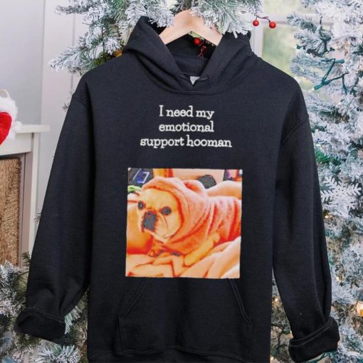 Dog I need my emotional support hooman hoodie, sweater, longsleeve, shirt v-neck, t-shirt