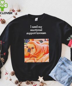 Dog I need my emotional support hooman hoodie, sweater, longsleeve, shirt v-neck, t-shirt