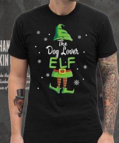 Dog Lover Elf Family Matching Christmas Pajamas Pjs Xmas Men Unisex Shirt