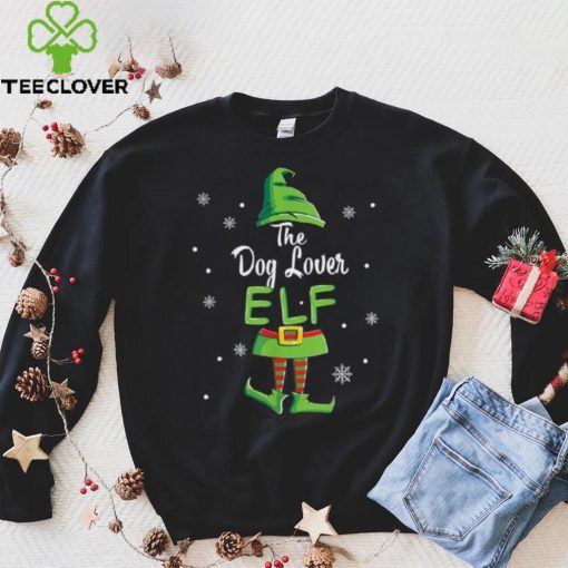 Dog Lover Elf Family Matching Christmas Pajamas Pjs Xmas Men Unisex Shirt